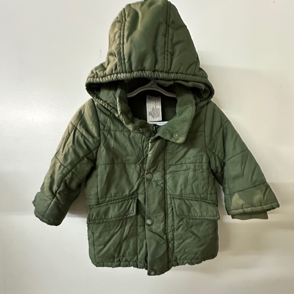 12-18m Puffer Coat with Cuffs
